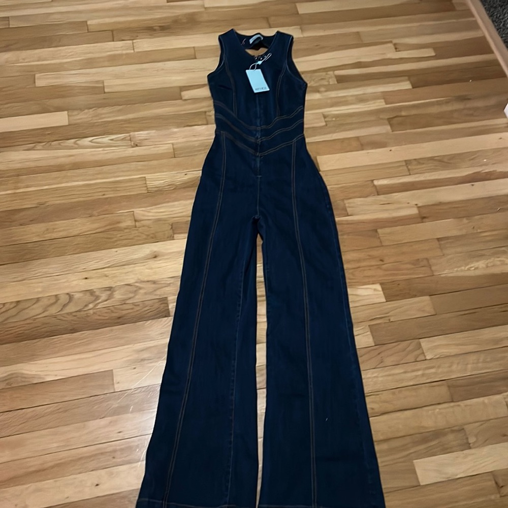 Revice gorgeous denim jumpsuit.